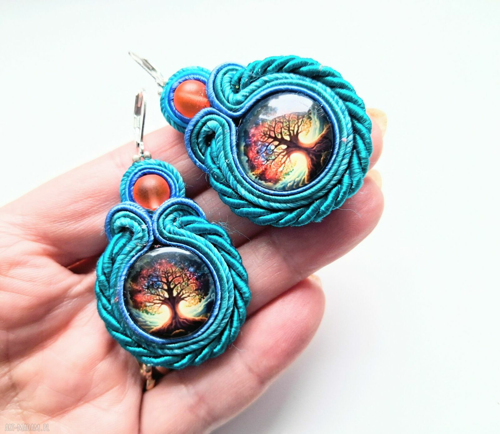 Oryginalne kolczyki handmade dla kobiet