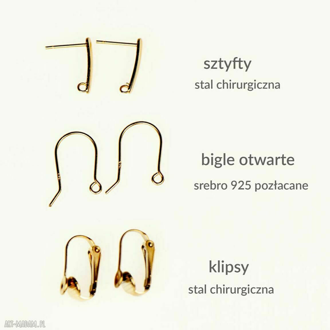 Ażurowe koła Eris - komplet biżuterii casual kolczyki i wisiorek