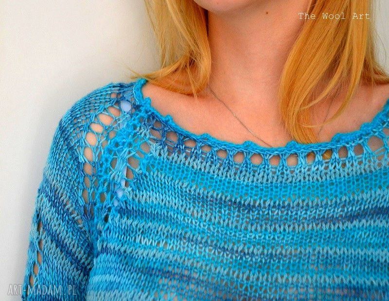 swetry: ażurowy sweterek ZAMÓWIENIE HandMade