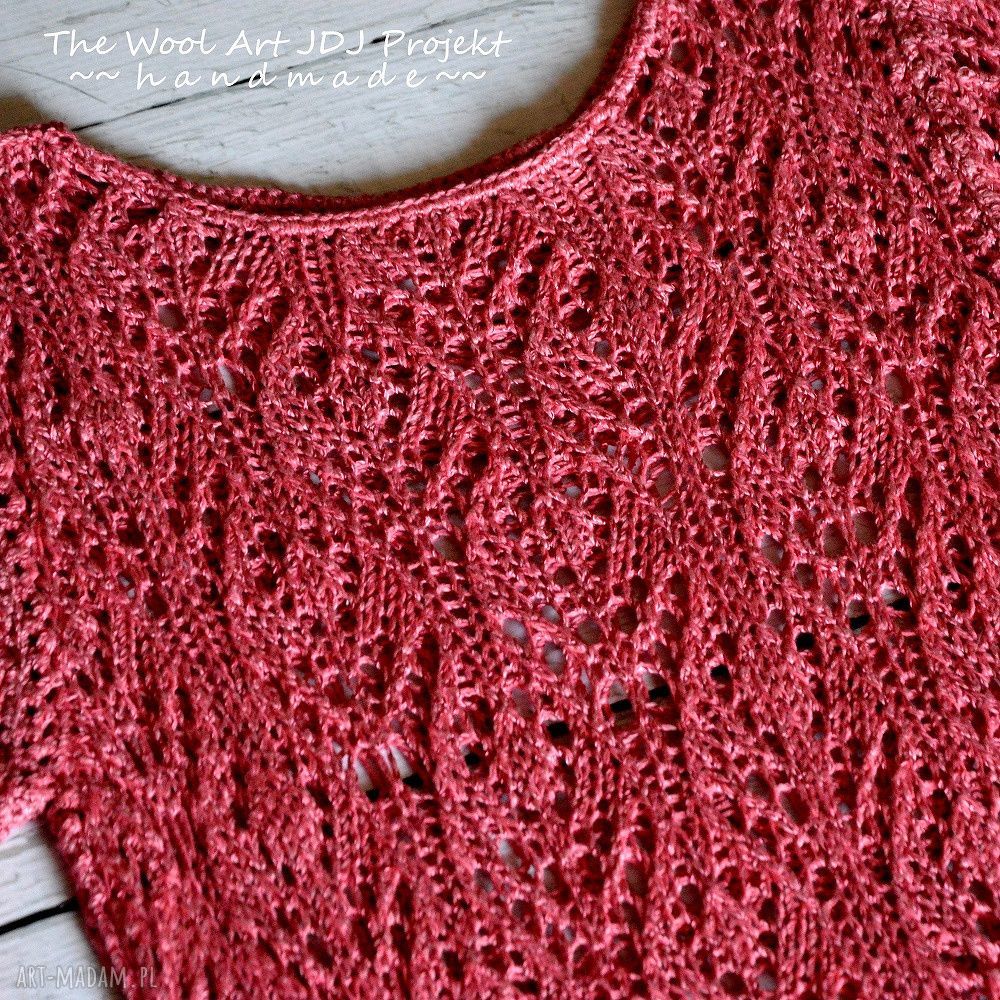 swetry: ażurowy sweterk na ZAMÓWIENIE P. Danuta Handmade