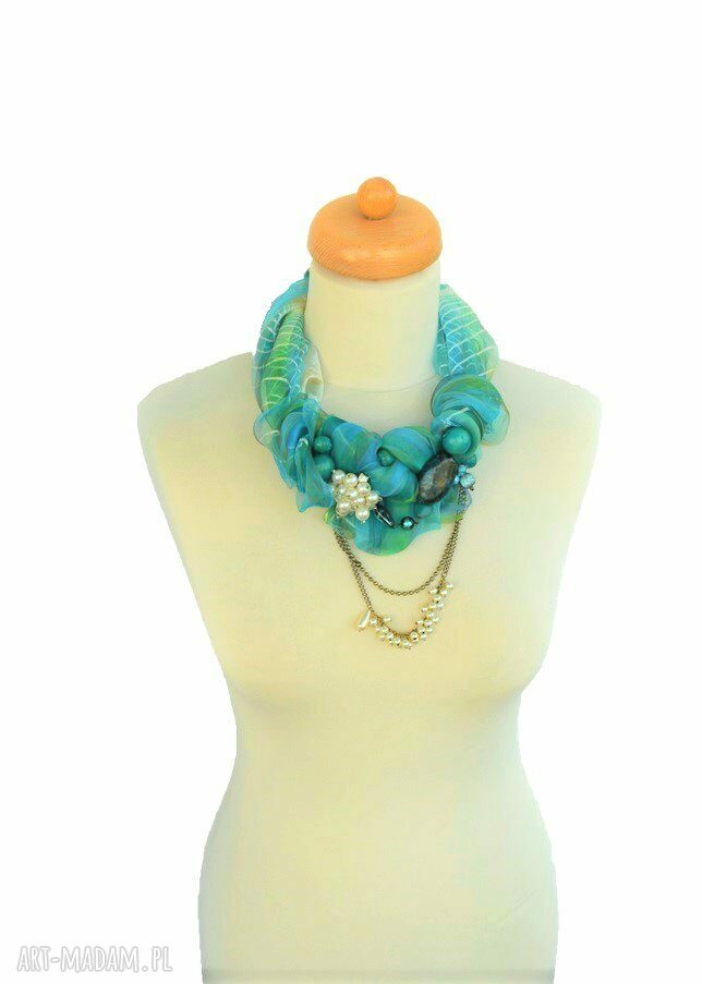 AZZURRO naszyjnik handmade
