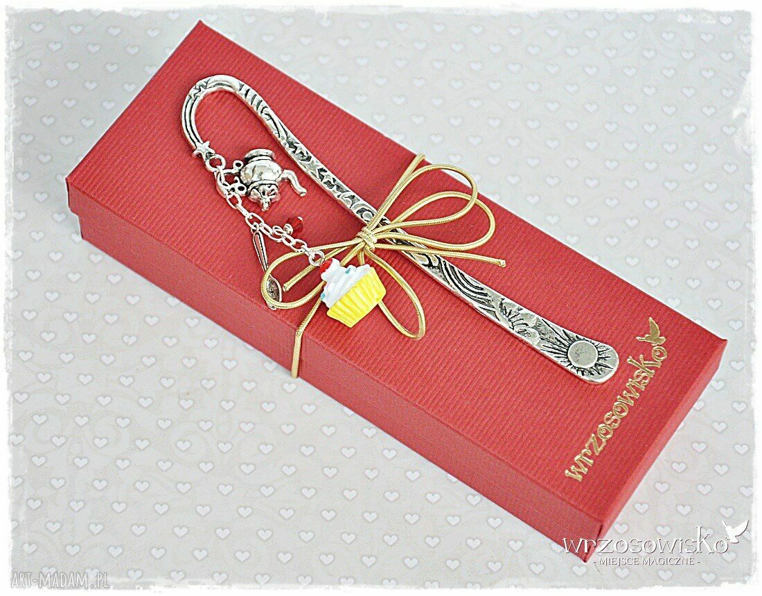 Zakładka do książki kuchrskiej Handmade
