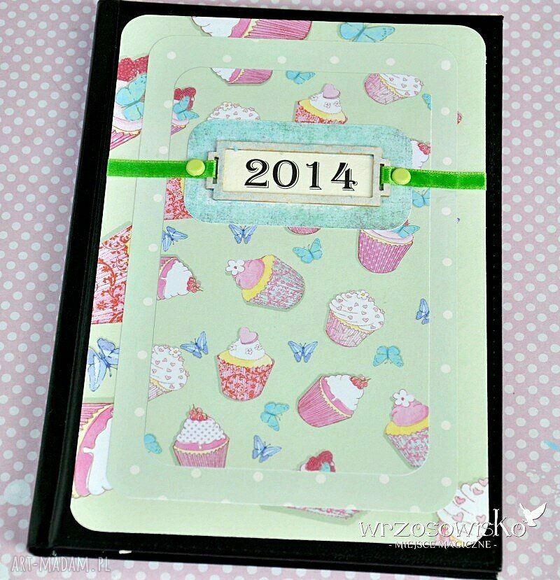 Babeczkowy kalendarz babeczka babeczki scrapbooking jedyny swoim