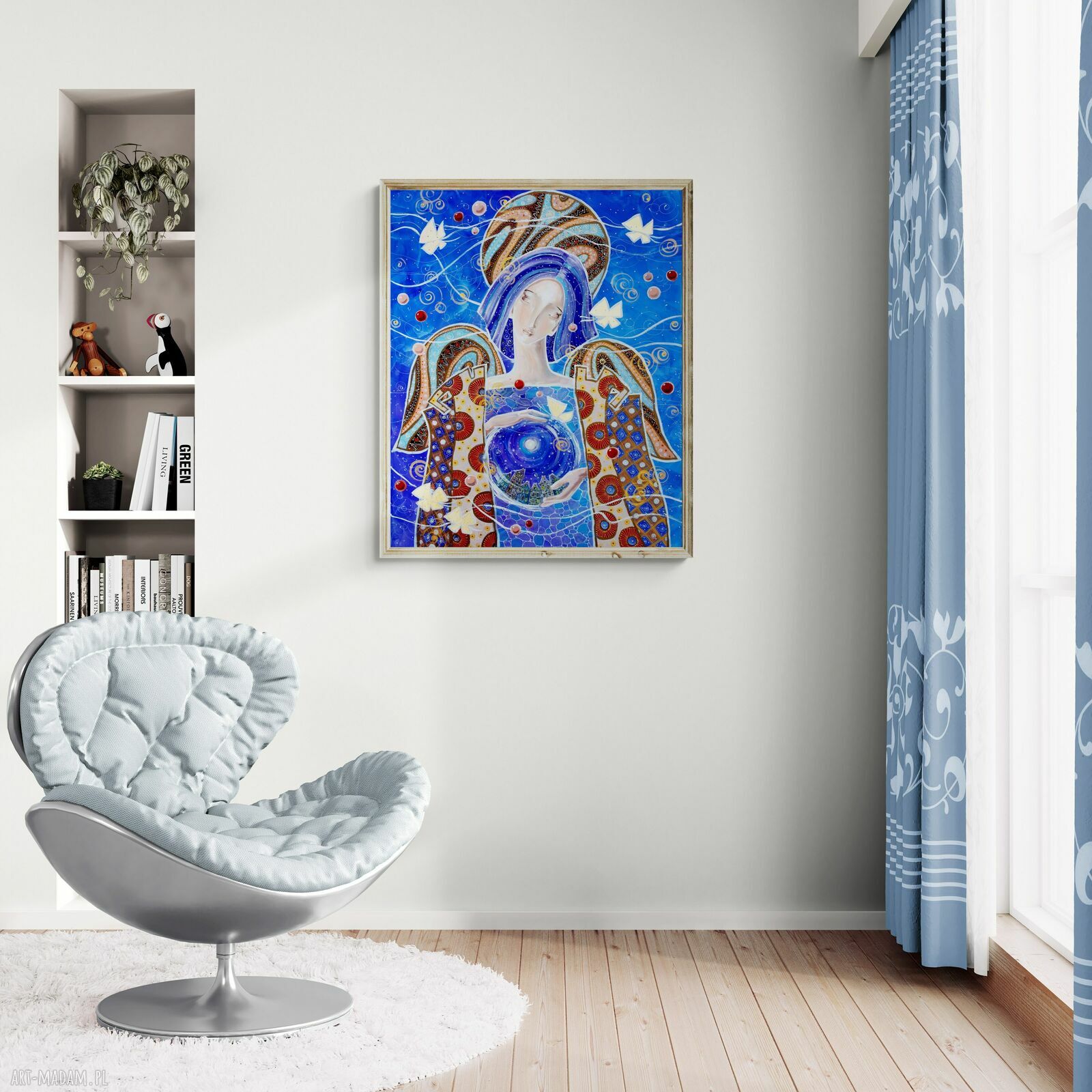 Bajka na dobranoc o złotych motylach - Giclee