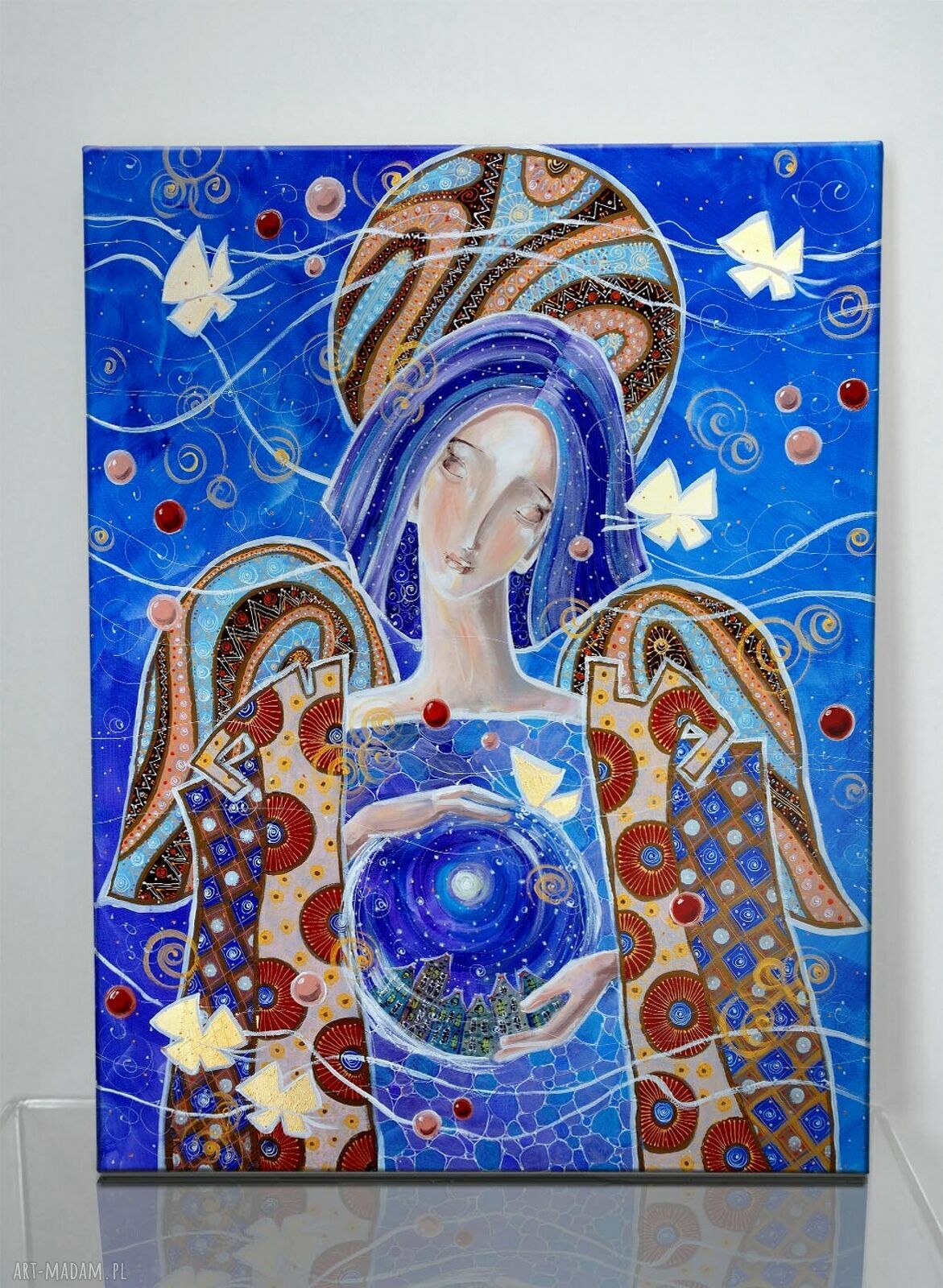 Bajka na dobranoc o złotych motylach - Giclee