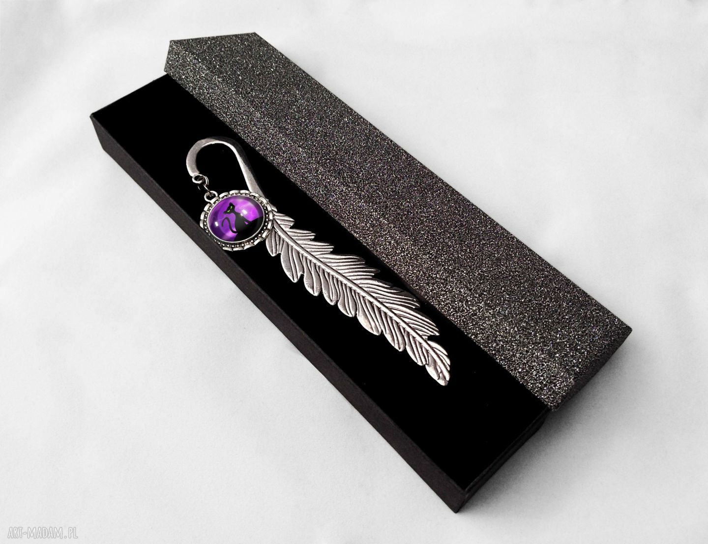 zakładki: Zakładka do książki z kotem ręcznie zrobione