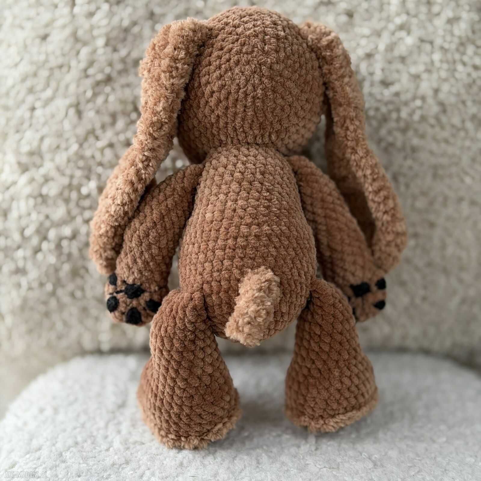 Bajkowy piesek Bruno - ręcznie robiona przytulanka 30 cm