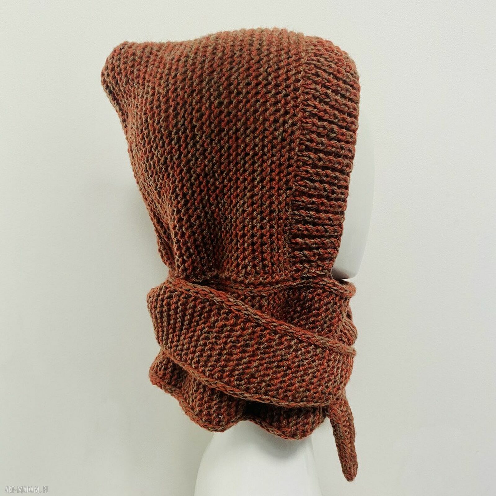 Balaclava-kominiarka z szalikiem (kaptur zamiast czapki)