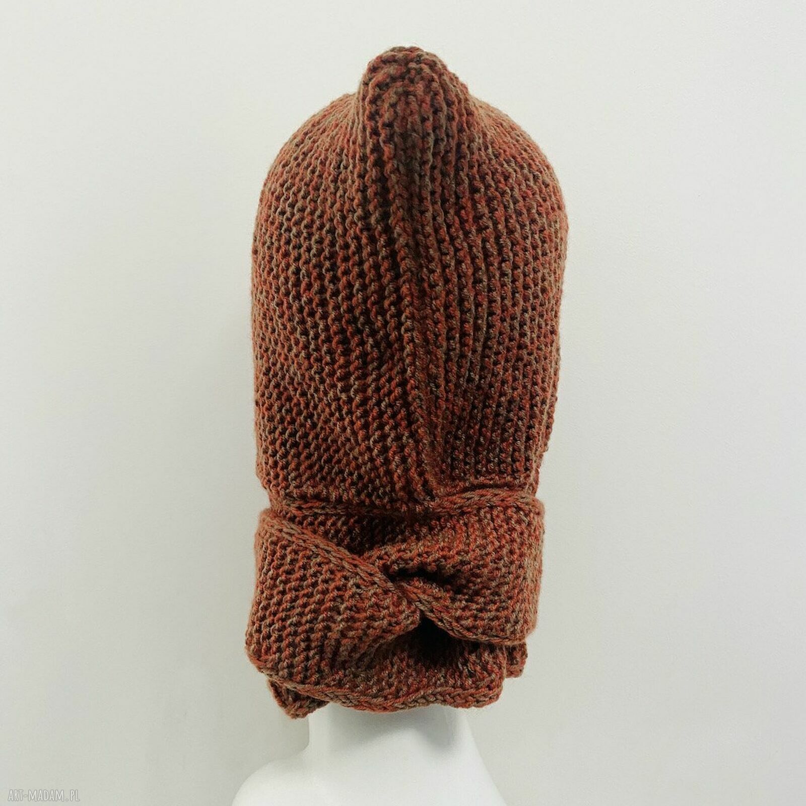 Balaclava-kominiarka z szalikiem (kaptur zamiast czapki)