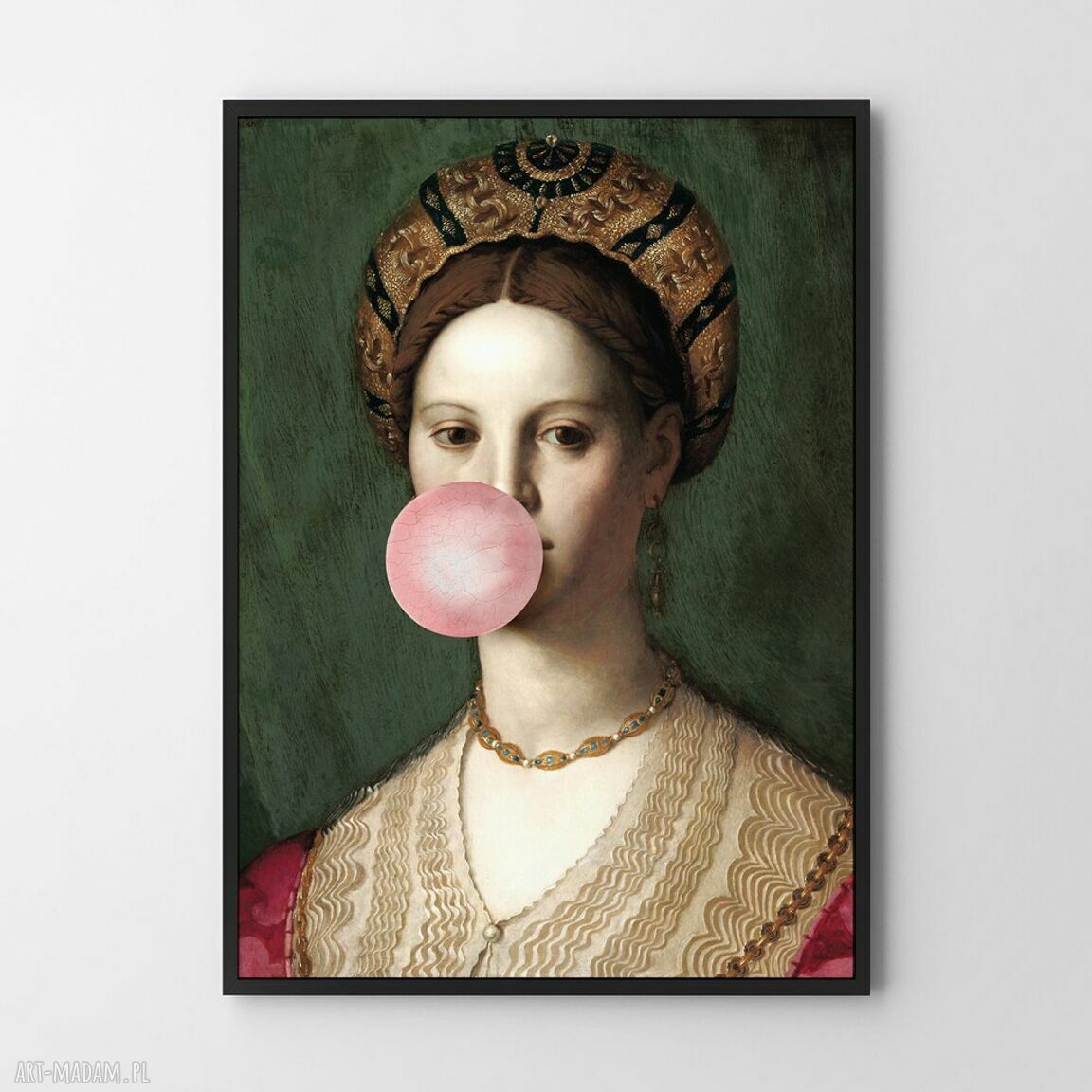 Balonówka - plakat kobieta 40x50 cm Hogstudio