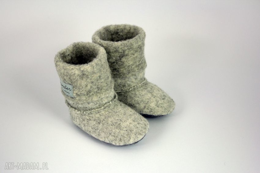 Bambosze / hand made / wełna shetland