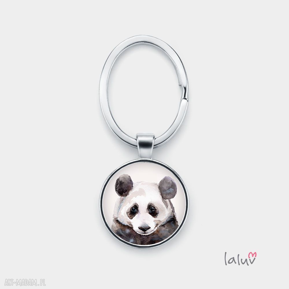 Ręcznie robiony brelok do kluczy Panda - uroczy prezent dla miłośniczek zwierząt