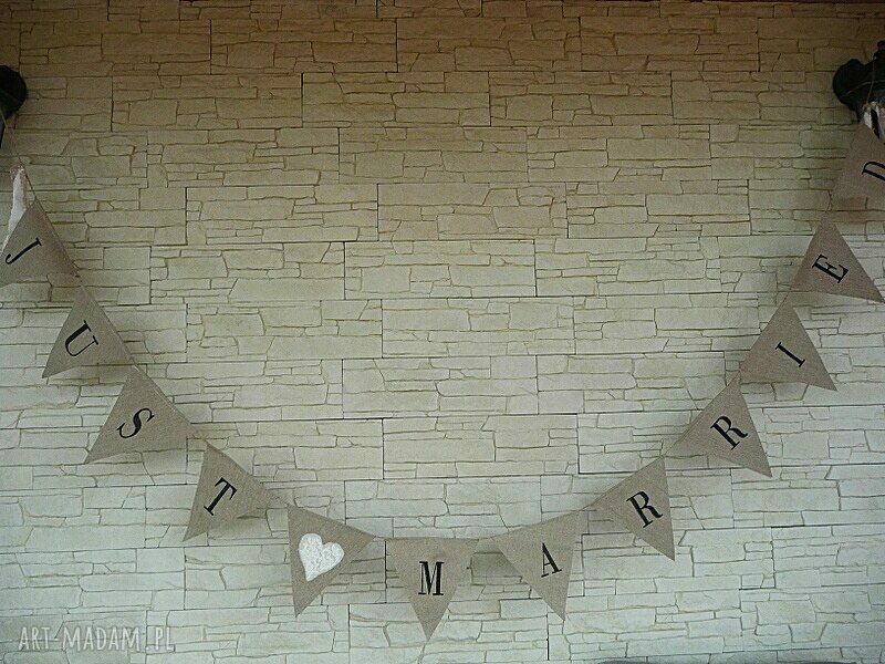 Baner "Just married"