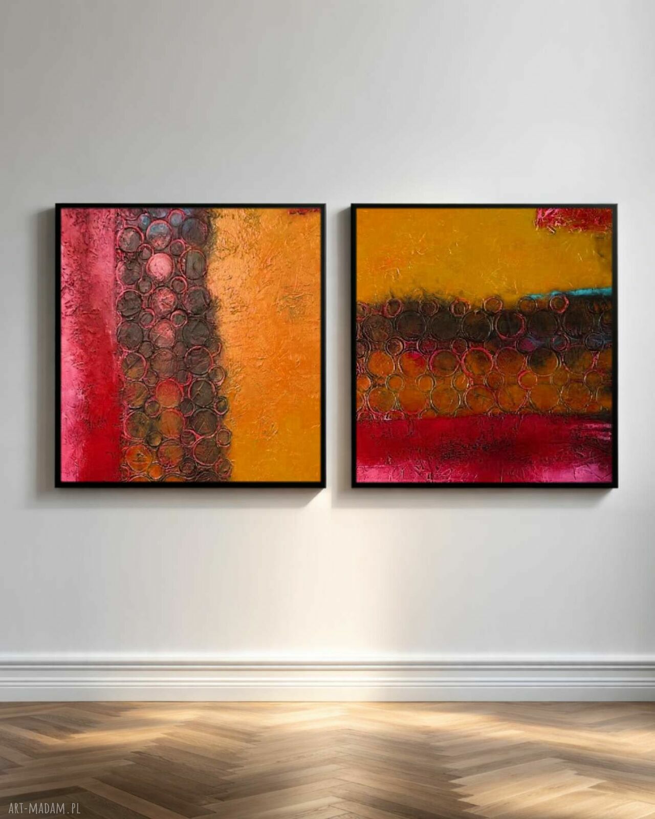 Duży obraz strukturalny 120x240 cm na antresolę i wysoką ścianę