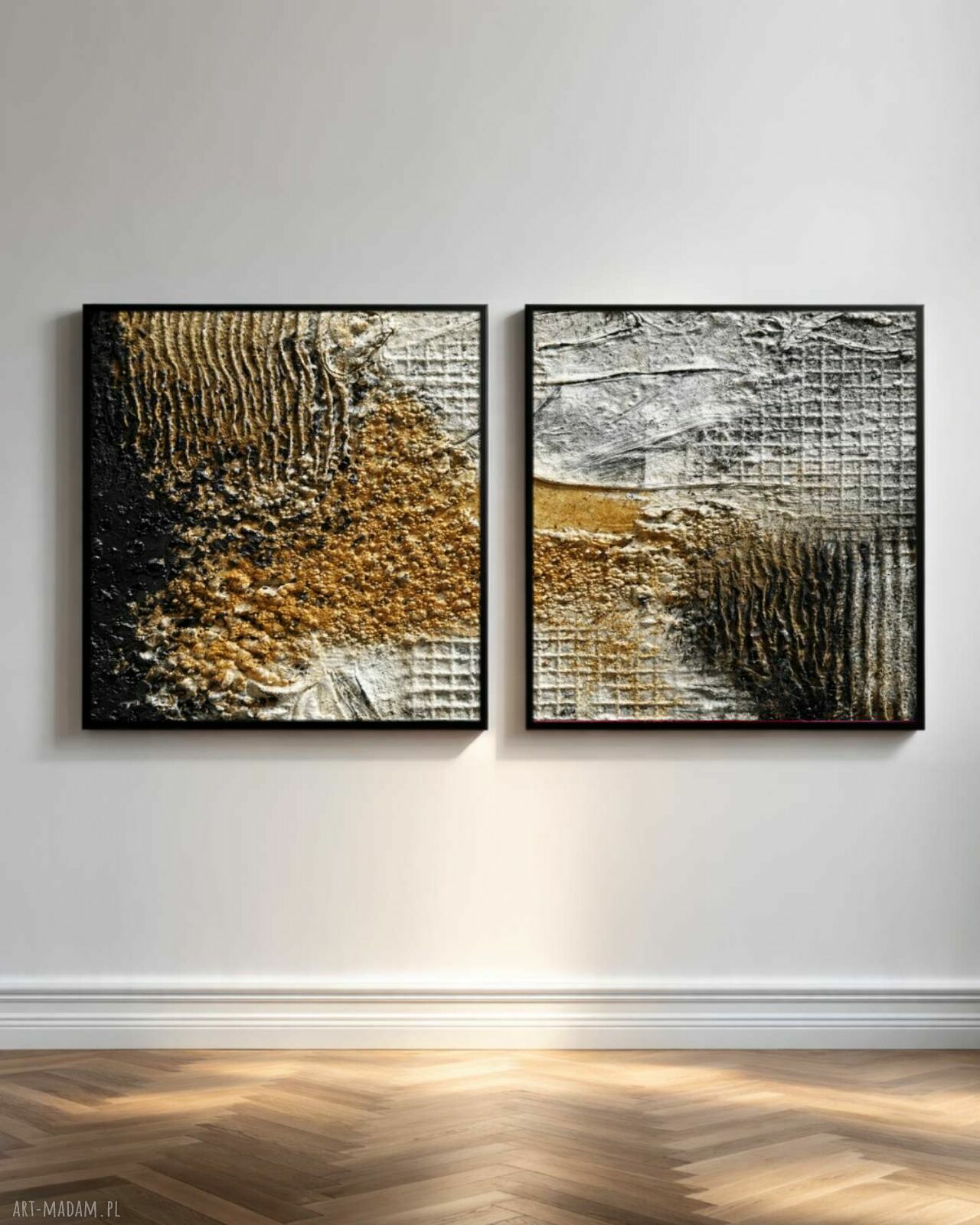 Bardzo duży obraz 120x240 cm na wysoką ścianę - strukturalna dekoracja