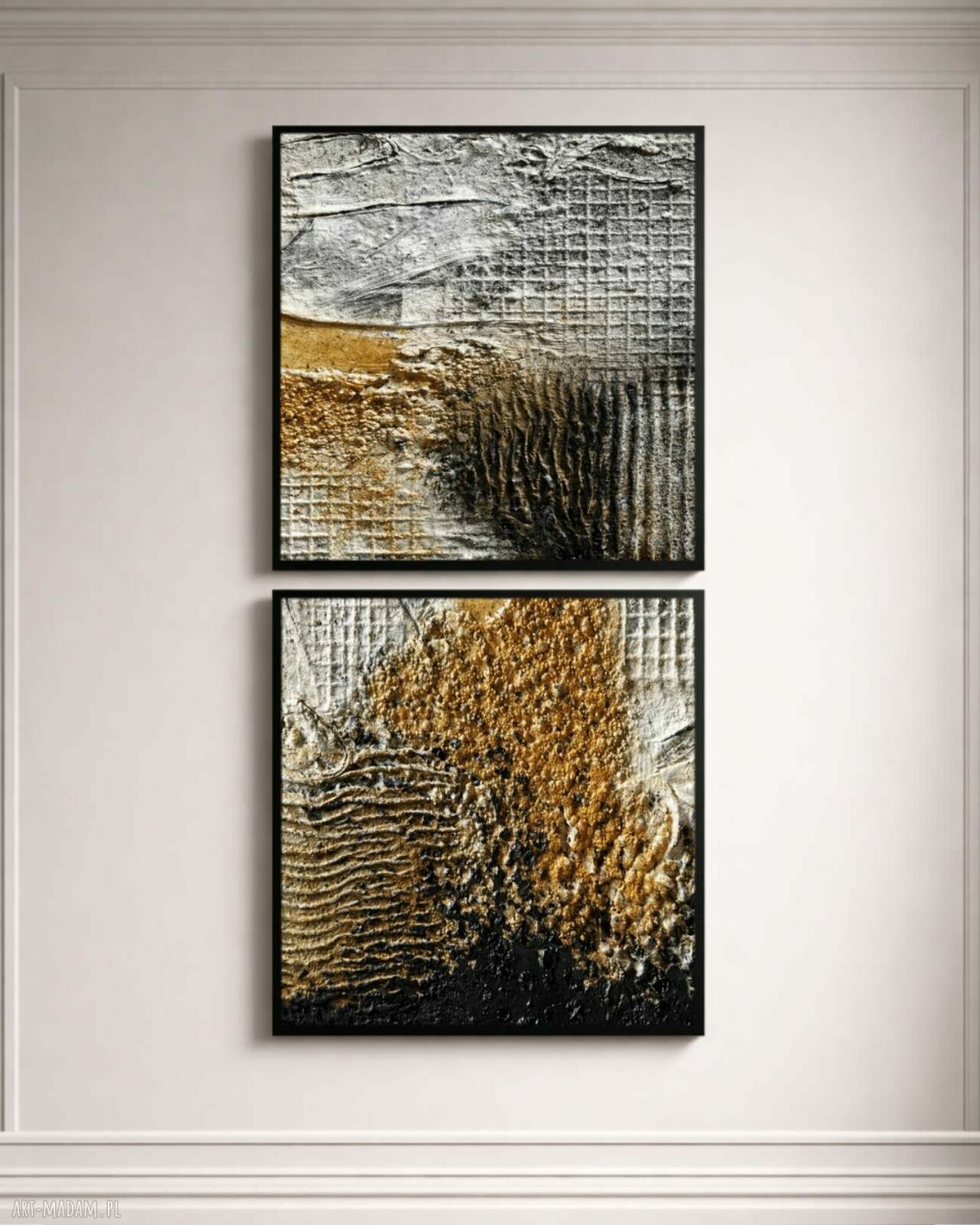 Bardzo duży obraz 120x240 cm na wysoką ścianę - strukturalna dekoracja