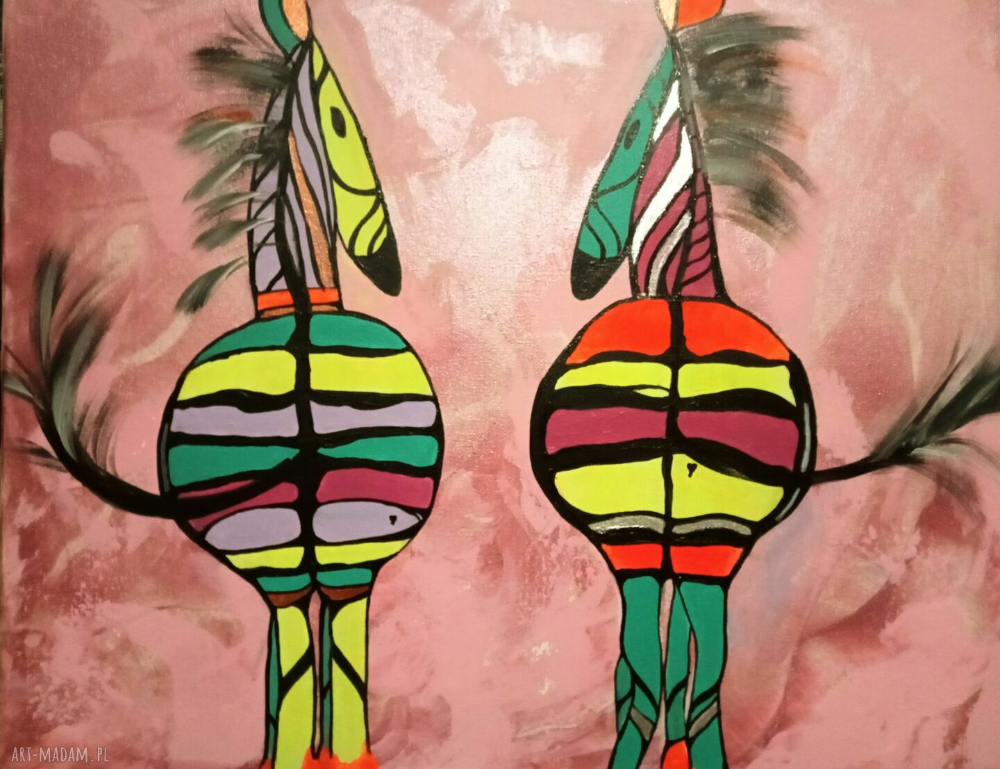 Barwy miłości 37 - obraz akrylowy do zawieszenia 40x50 cm