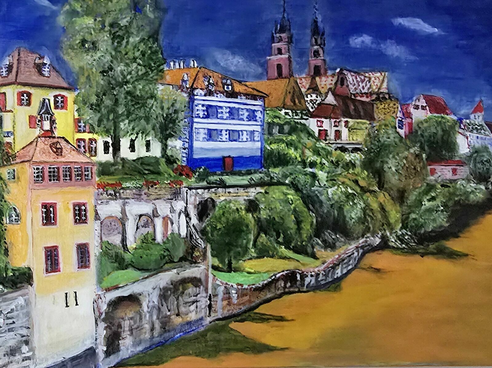 Basel - obraz krajobrazowy ze Szwajcarii 70x50 cm