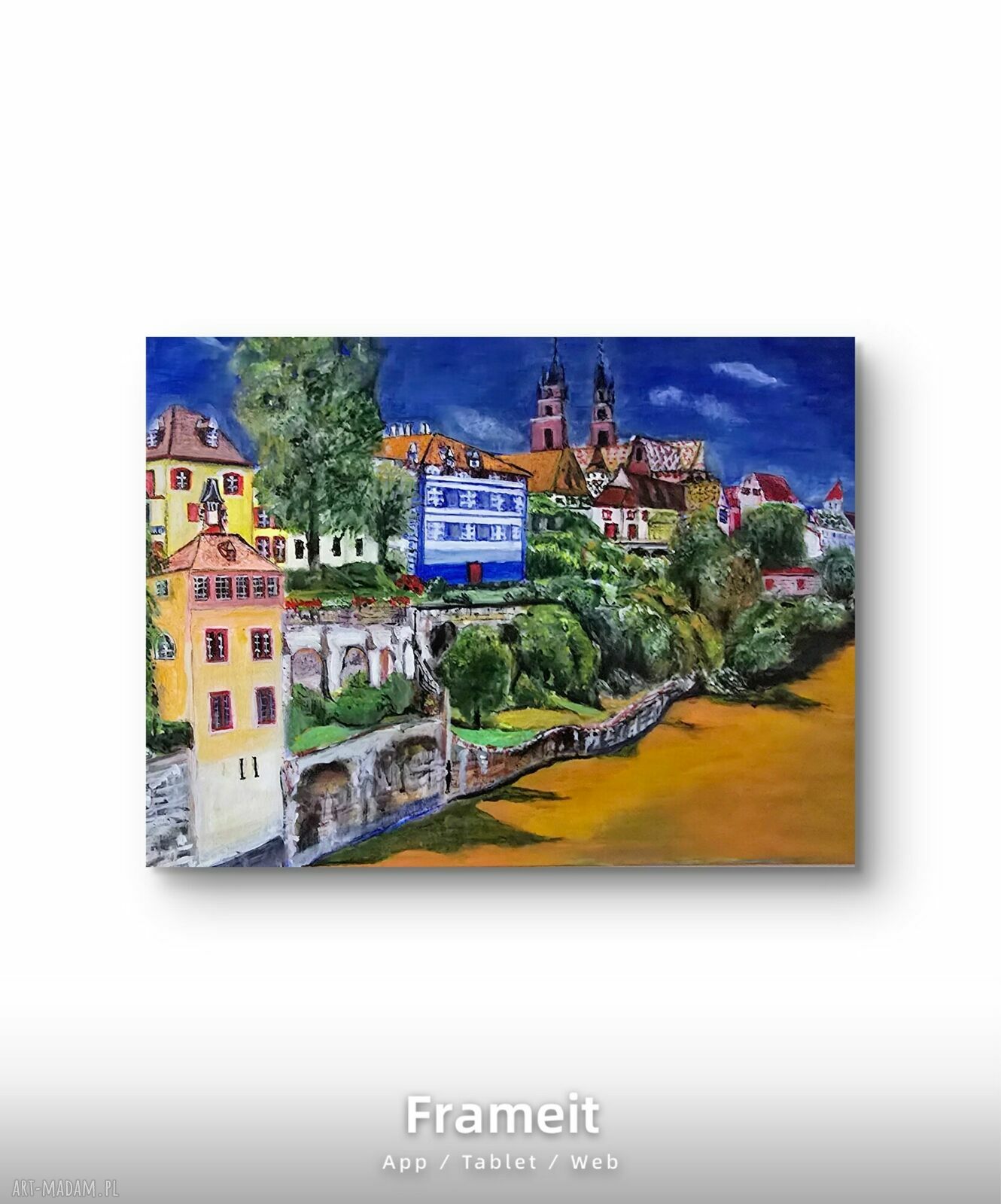 Basel - obraz krajobrazowy ze Szwajcarii 70x50 cm