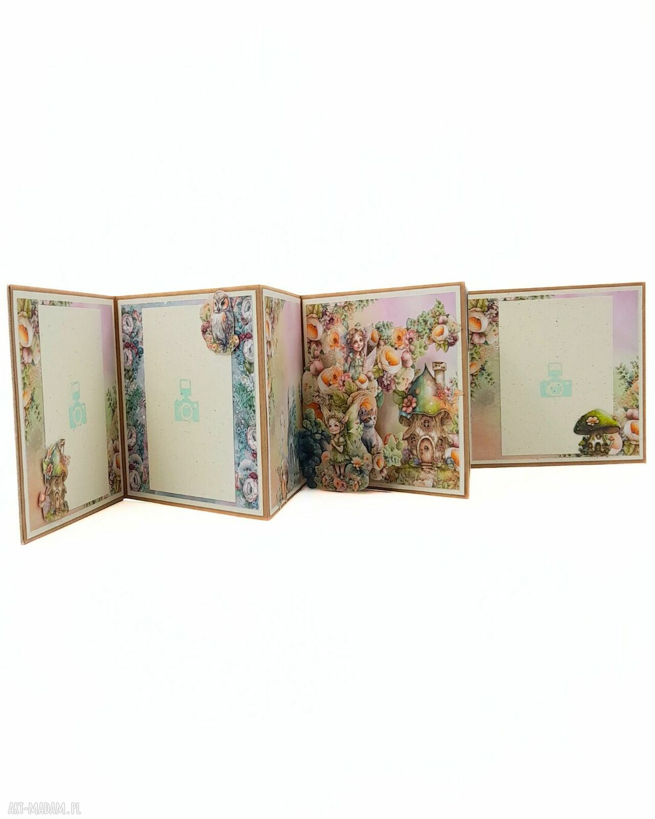 Baśniowy album harmonijkowy na zdjęcia 9x13 cm
