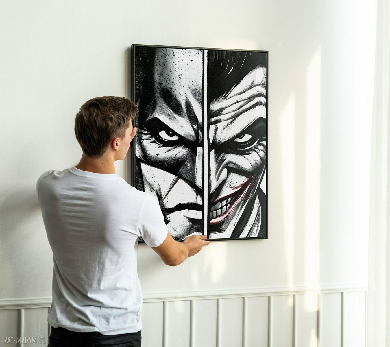 Plakat Batman Joker - format 30x40 cm do wnętrz z charakterem