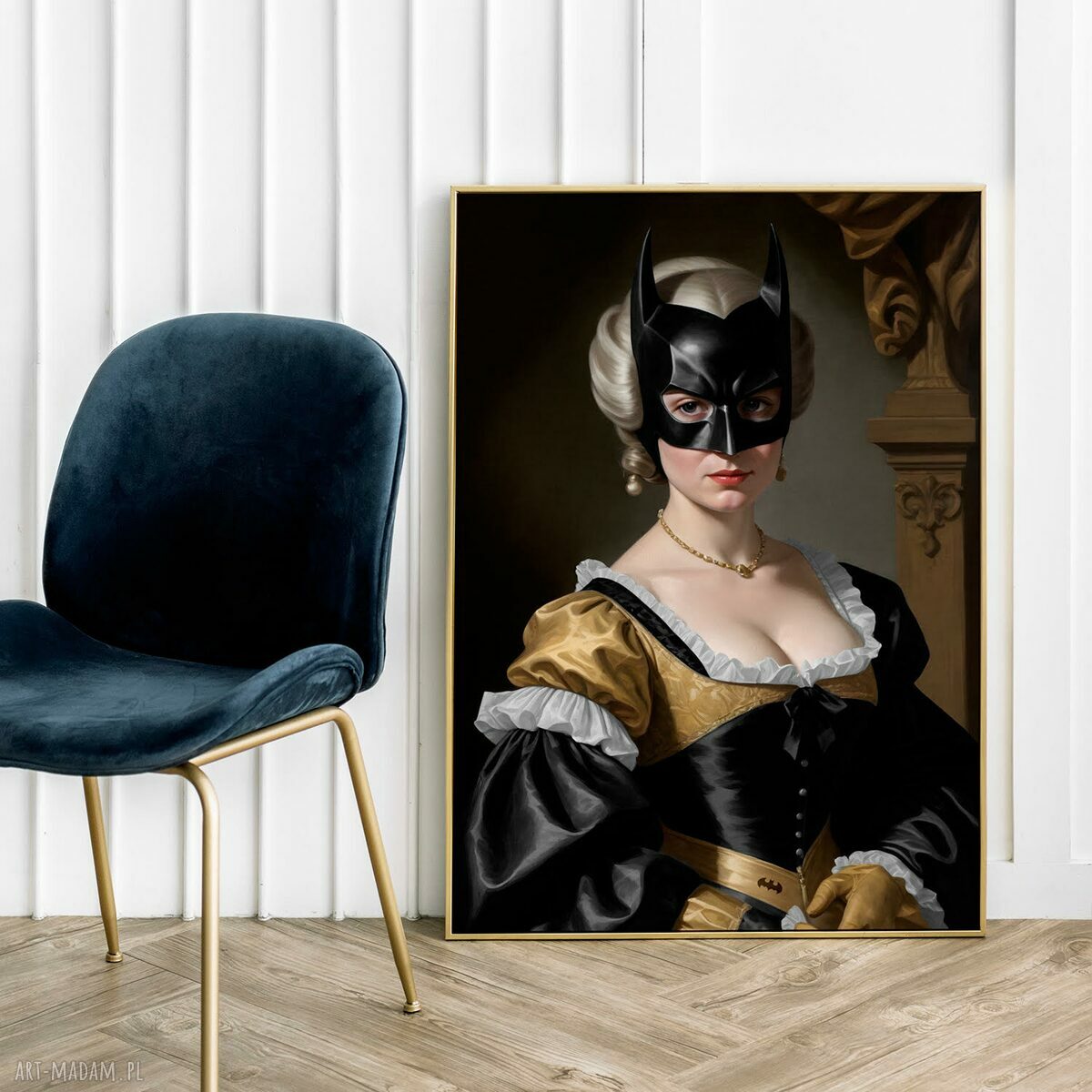 Plakat Batwoman 40x50 cm - portret kobieta i superbohater
