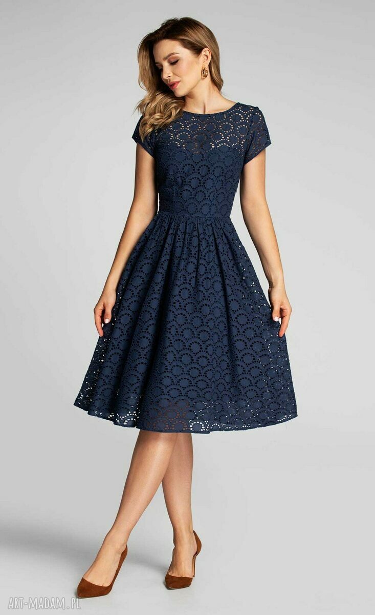 SUKIENKA MARIE MIDI COLETTE GRANAT handmade