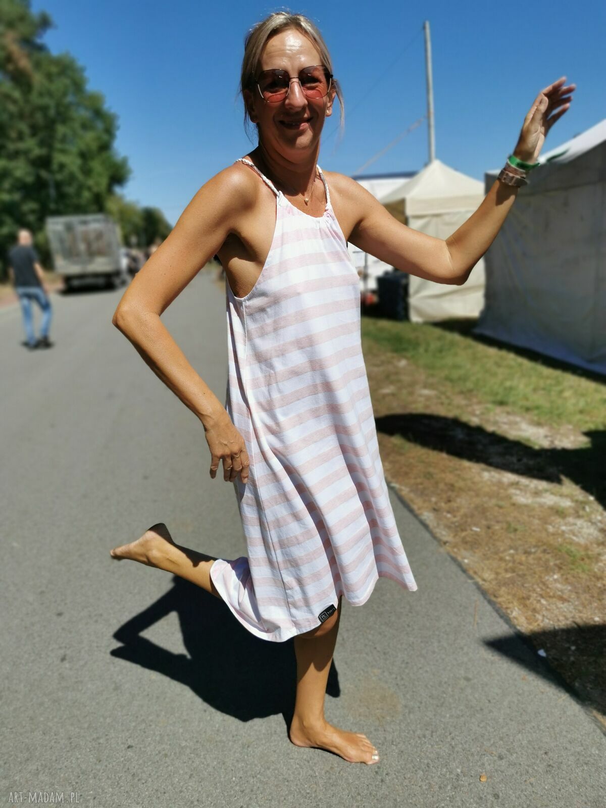 Bawełniana sukienka na lato „La Brisa” Nun mi