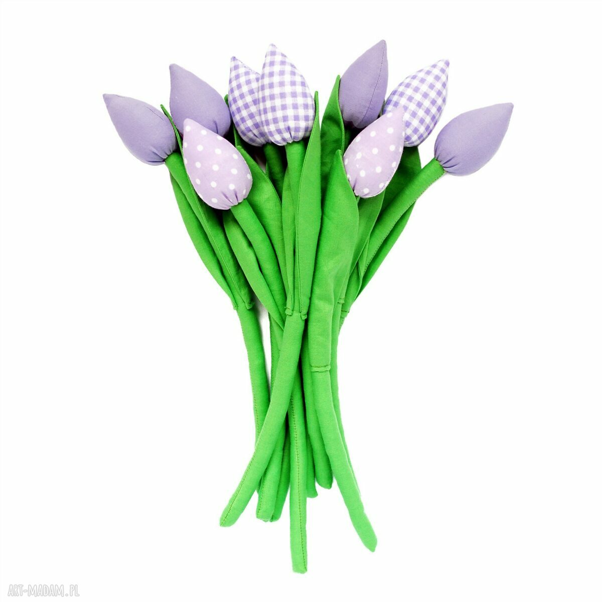 Tulipany - bawełniany bukiet