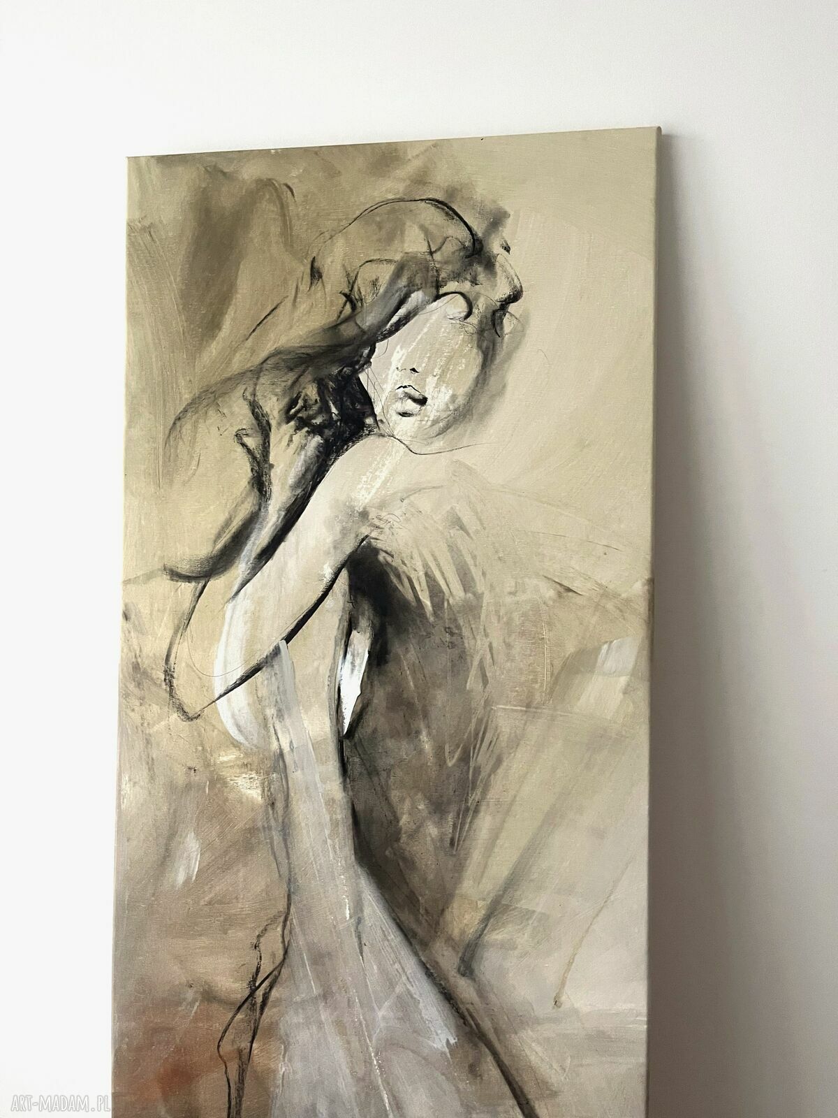 Beauty - elegancki obraz kobiety na płótnie 160x60 cm