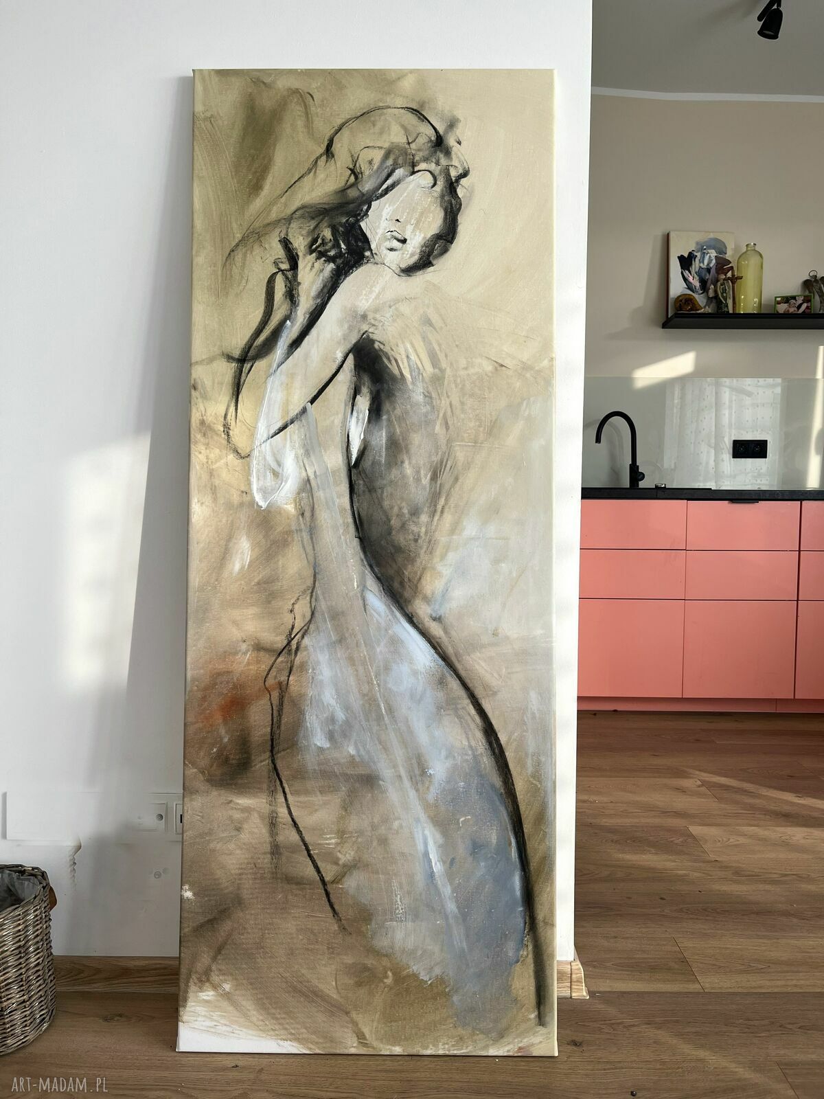Beauty - elegancki obraz kobiety na płótnie 160x60 cm