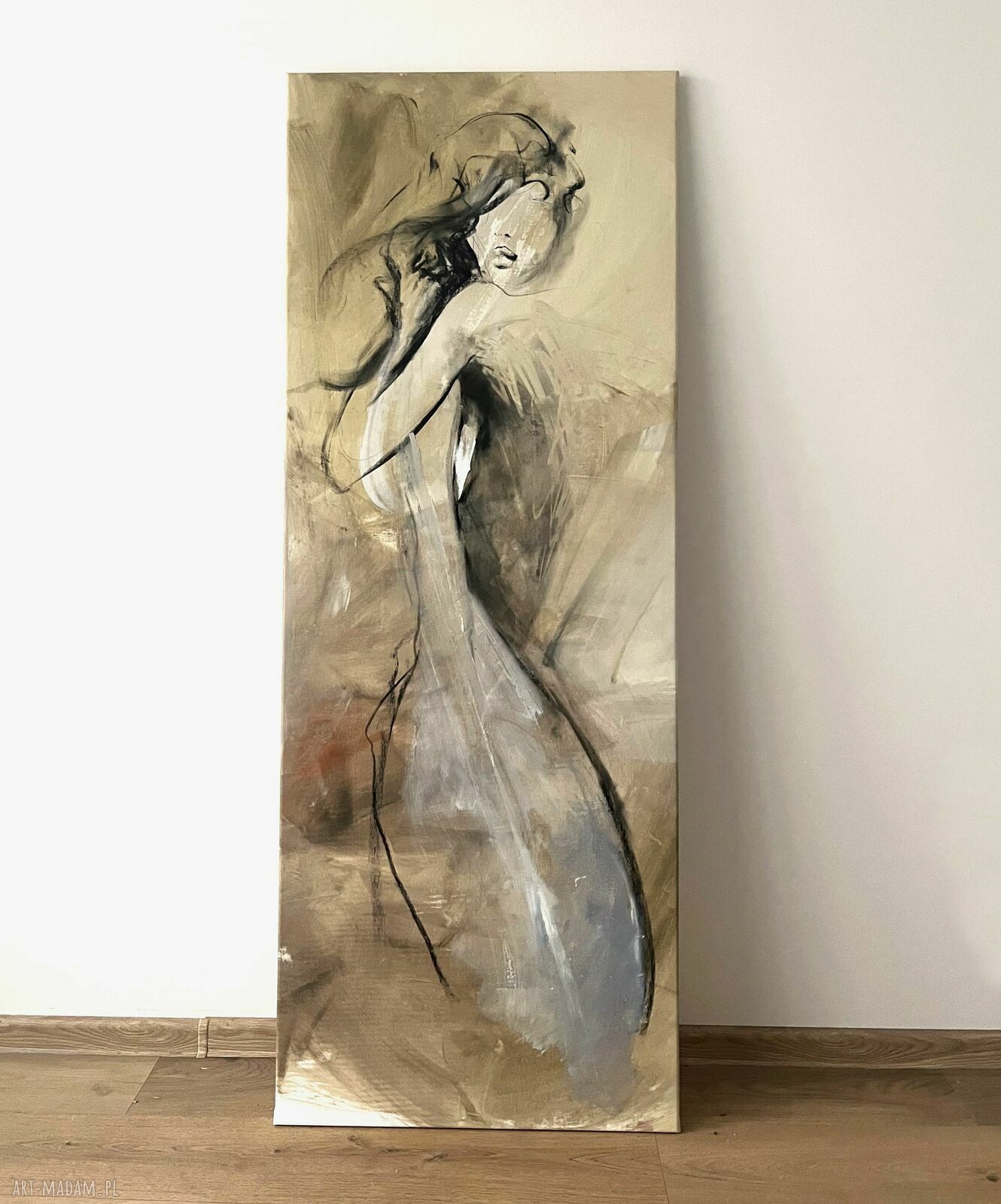 Beauty - elegancki obraz kobiety na płótnie 160x60 cm