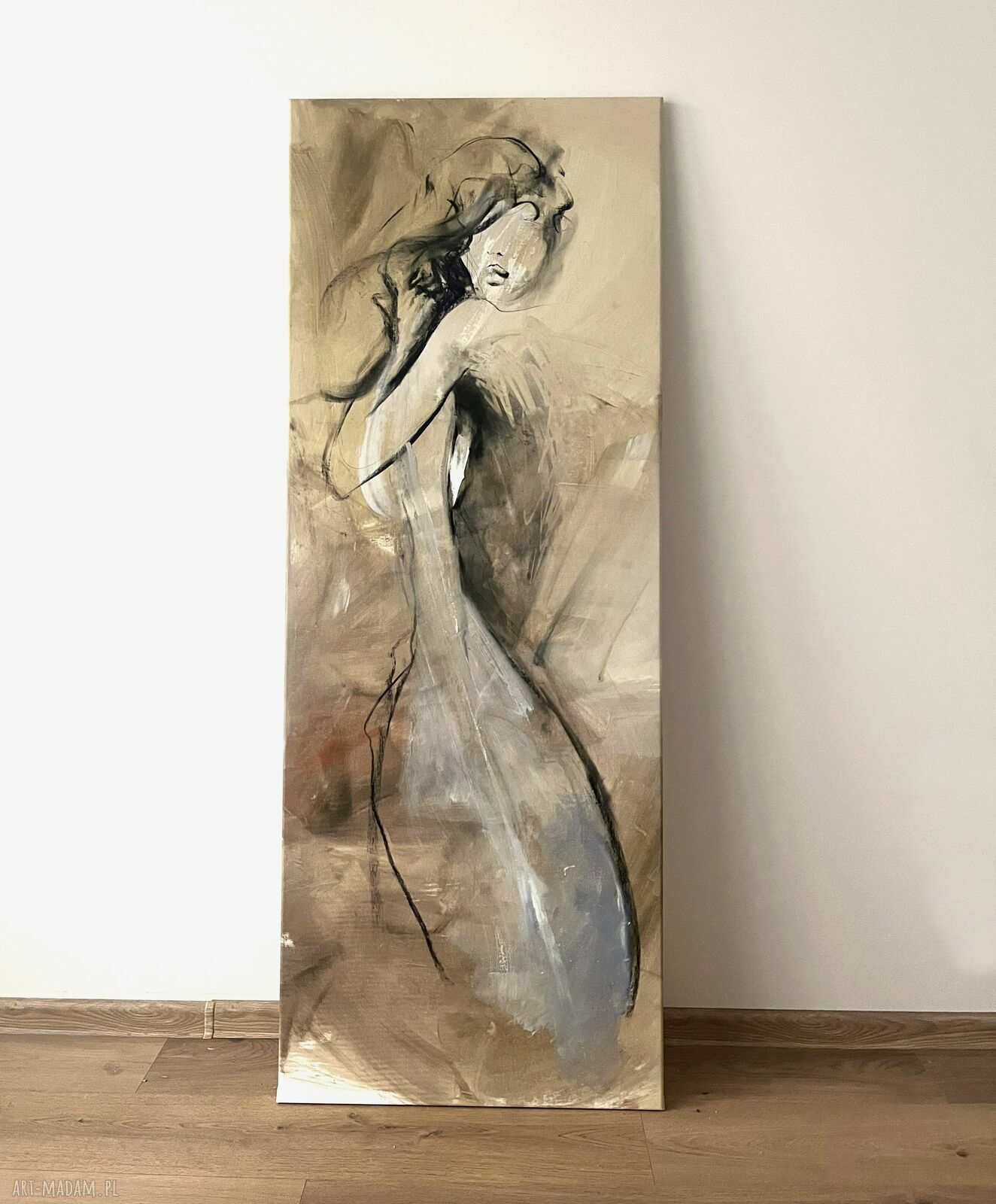 Beauty - elegancki obraz kobiety na płótnie 160x60 cm