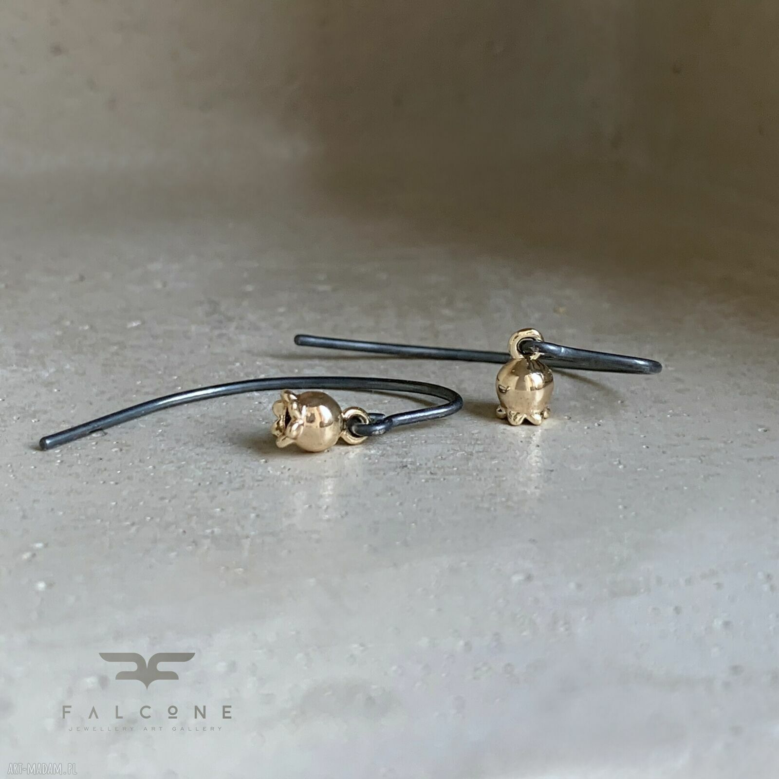 Kolczyki Berries Gold
