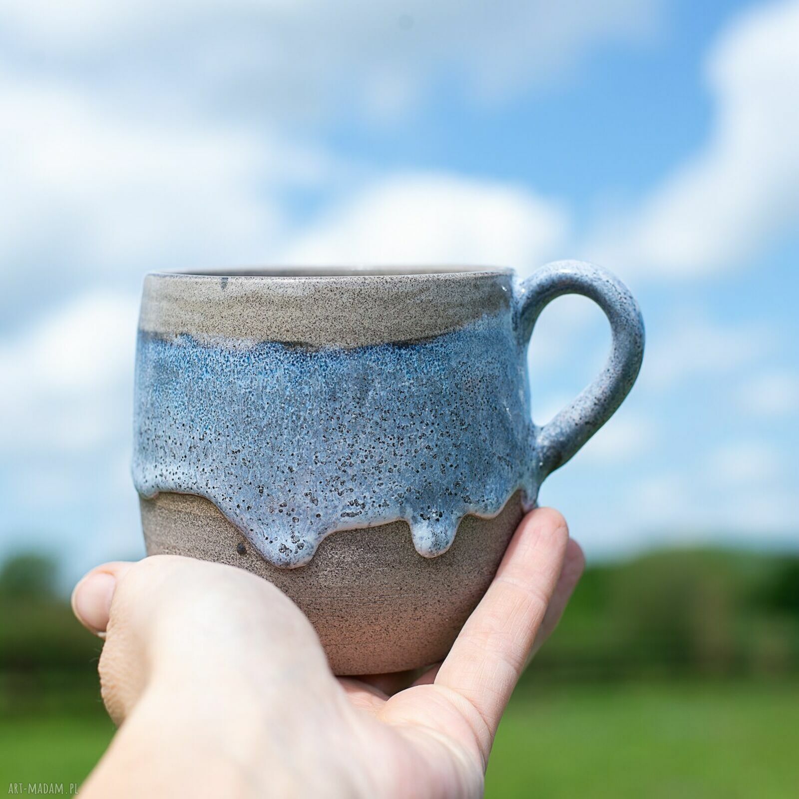 Kubki betonki „Mroźny świt” - zestaw 2 szt. ok. 520-540 ml