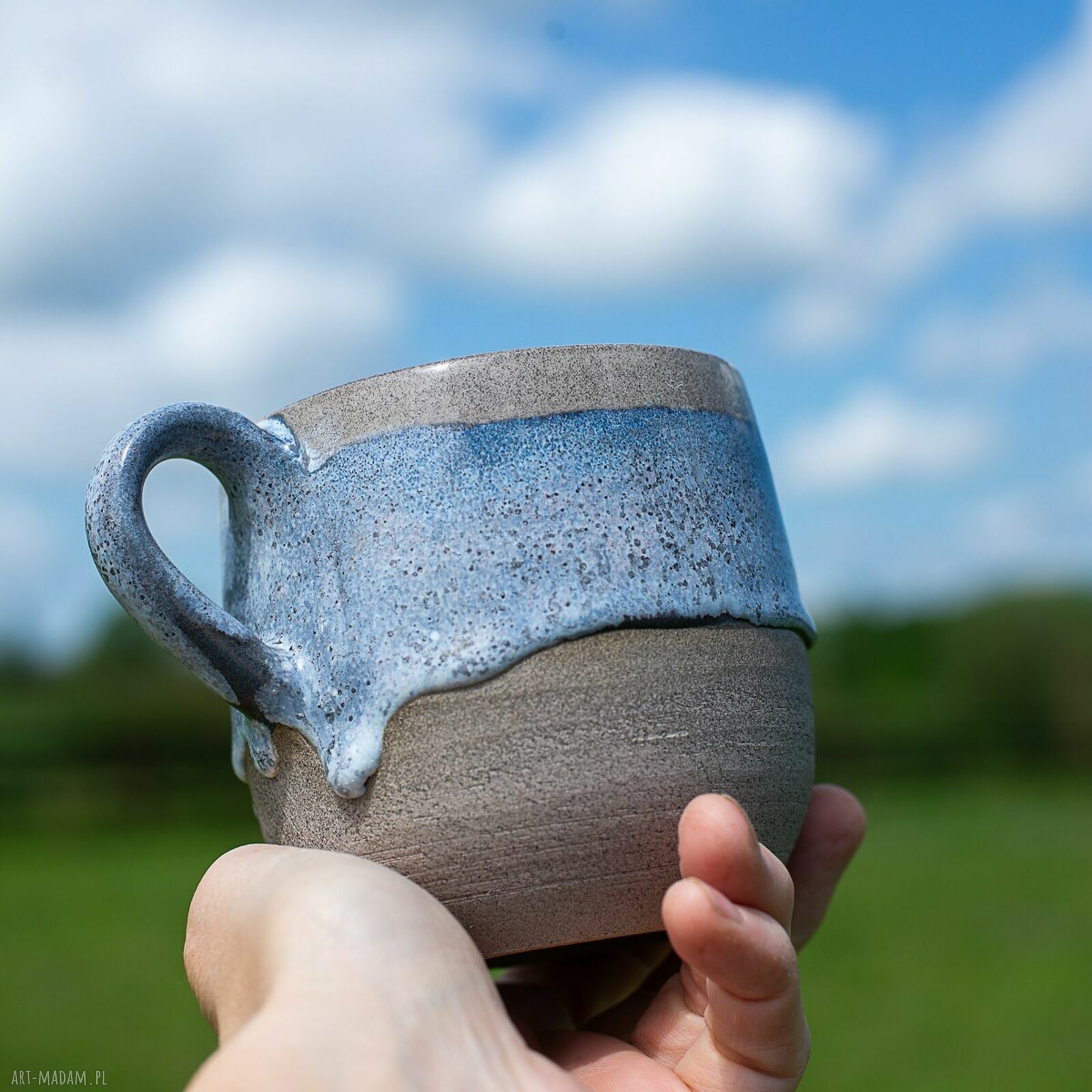 Kubki betonki „Mroźny świt” - zestaw 2 szt. ok. 520-540 ml