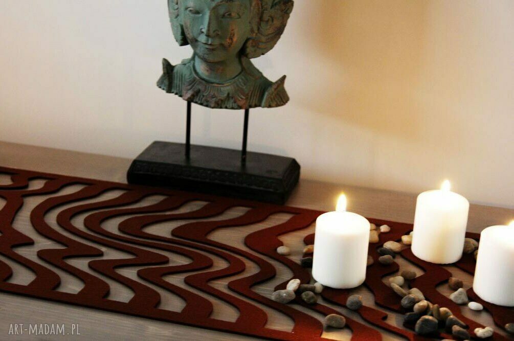 Bieżnik filcowy budda