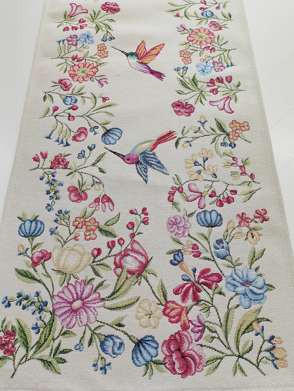 Bieżnik gobelinowy „Kolibry”