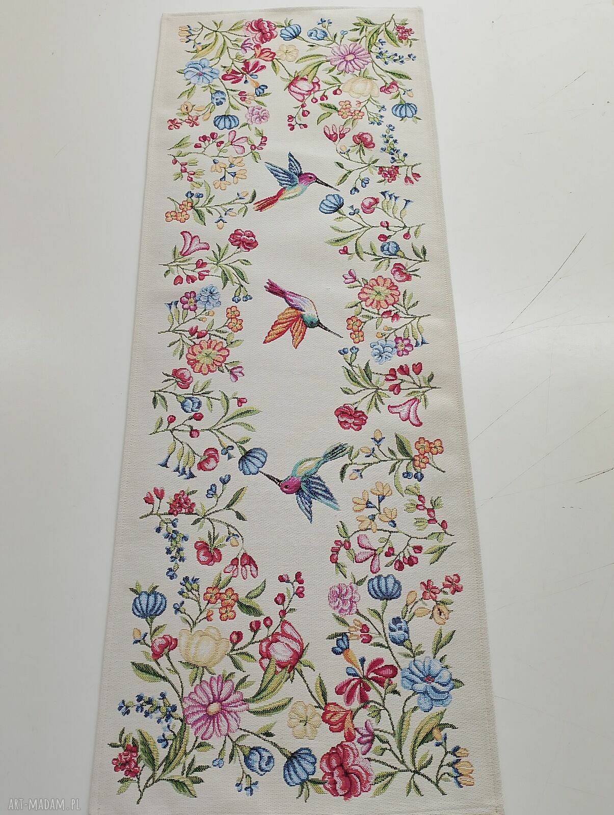 Bieżnik gobelinowy „Kolibry”