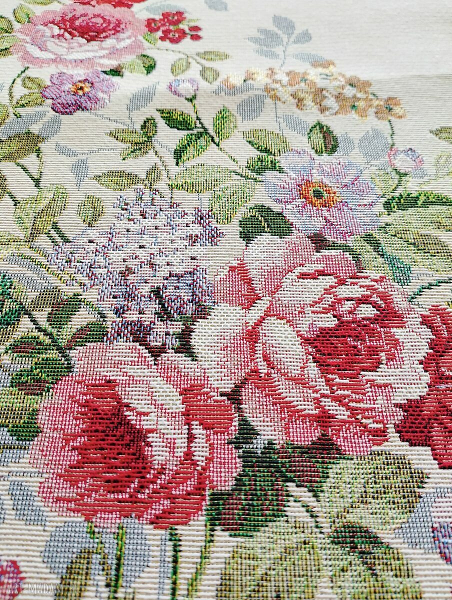 Bieżnik gobelinowy „Kwiaty” 38x99 cm
