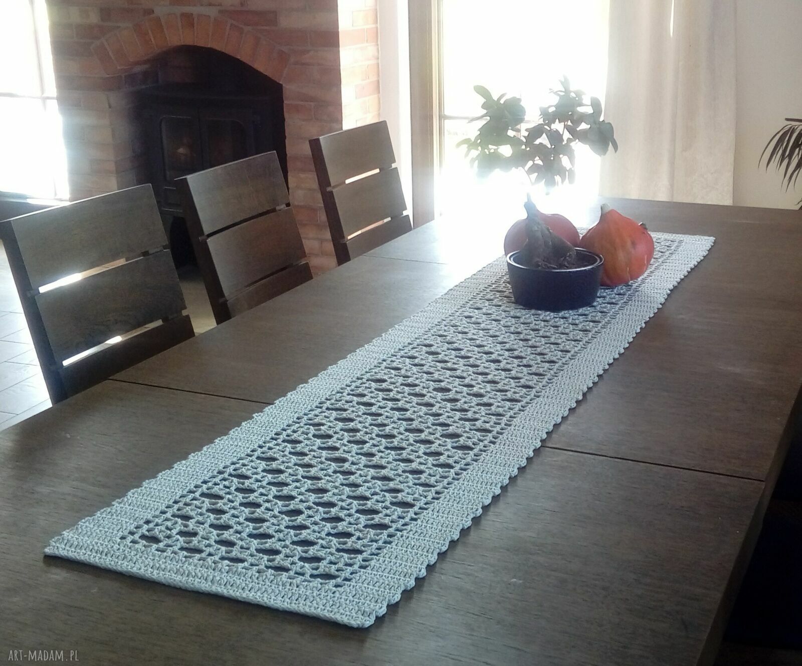 Bieżnik Modern - ręcznie wykonany na indywidualne zamówienie 145x45 cm