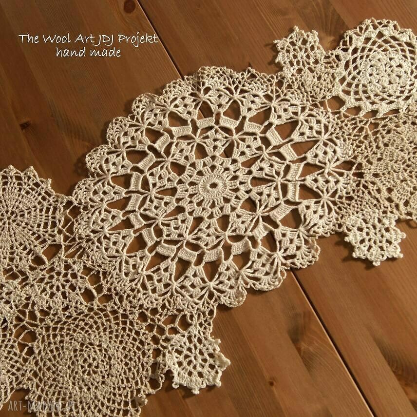 podkładki: bieżnik vintage Ręcznie robione