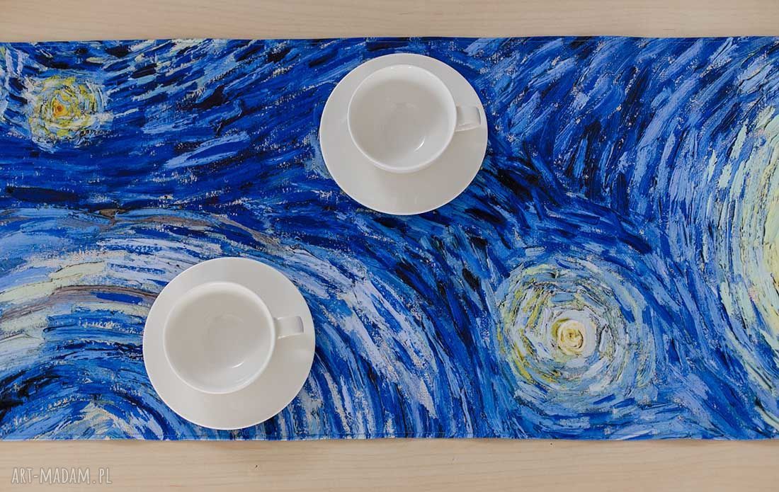 Bieżnik XL „Gwiaździsta noc” Van Gogha