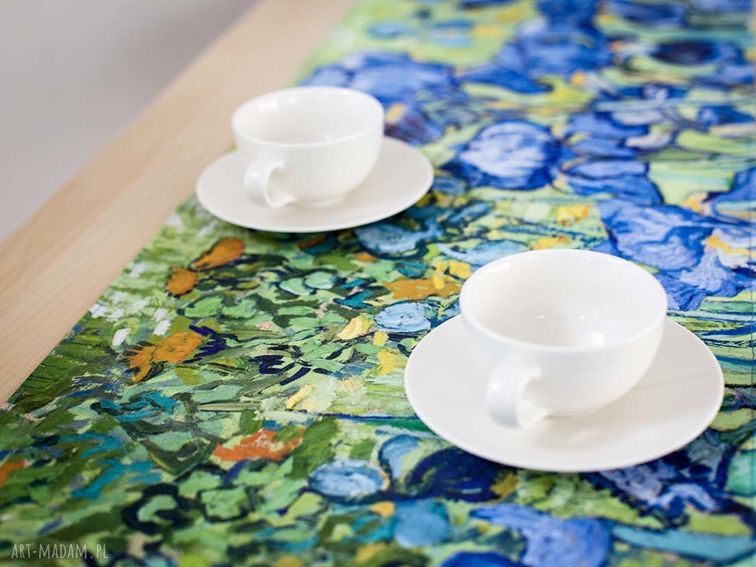 Bieżnik XL Irysy van Gogha na stół