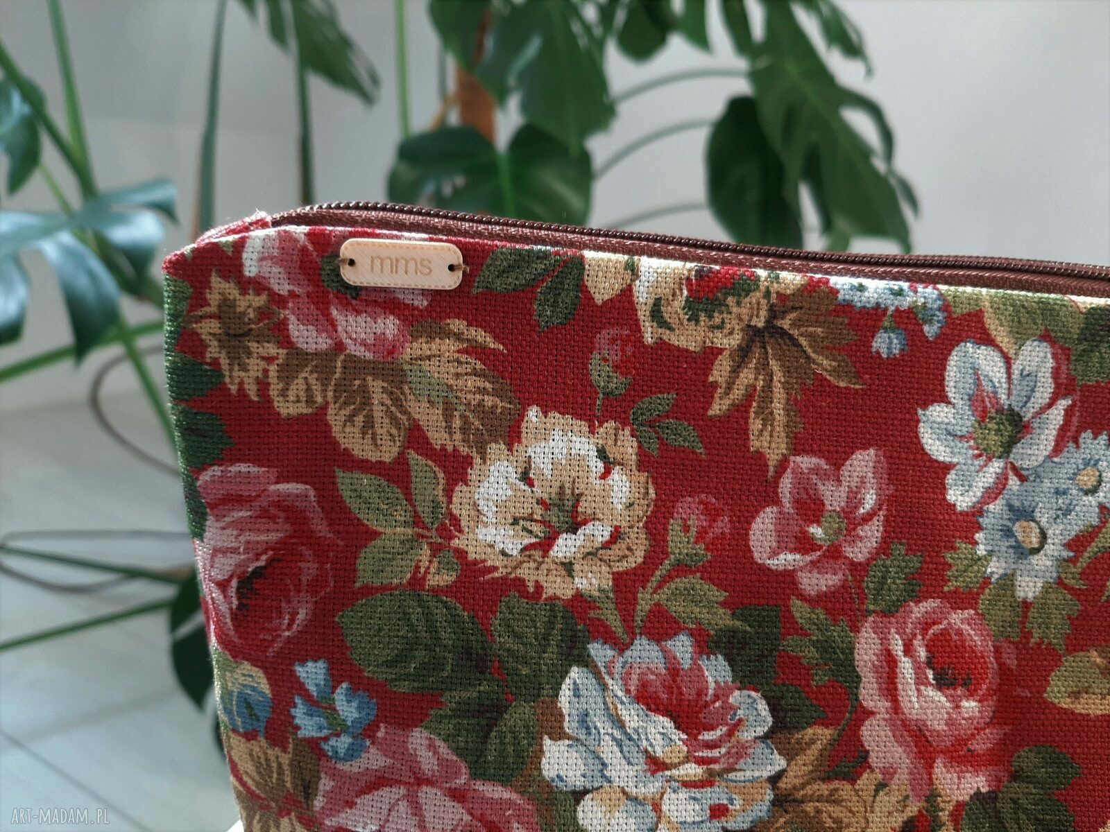 Zestaw kosmetyczek róże czerwone Handmade