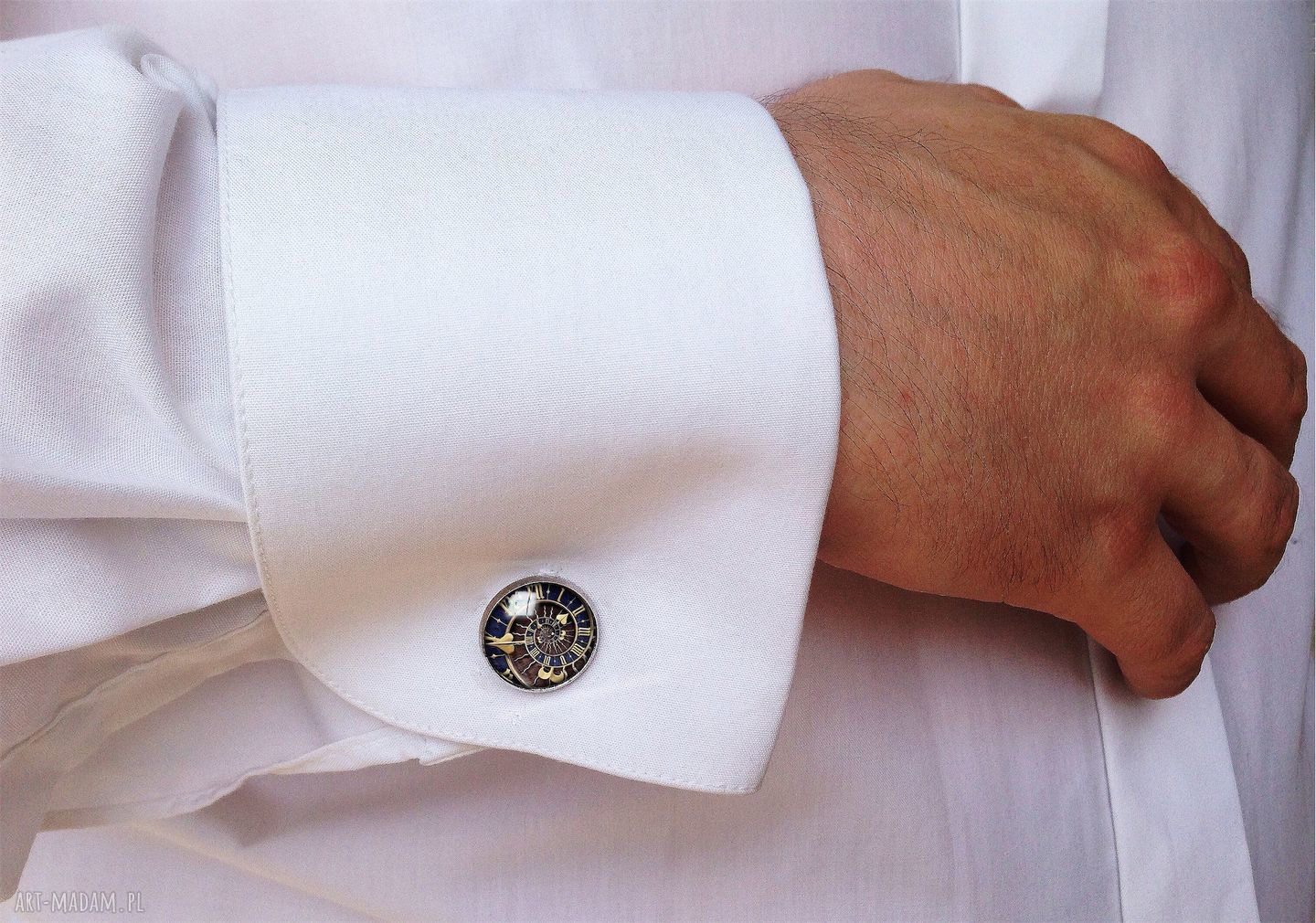 spinki do mankietów: Bitcoin Spinki do mankietów Handmade