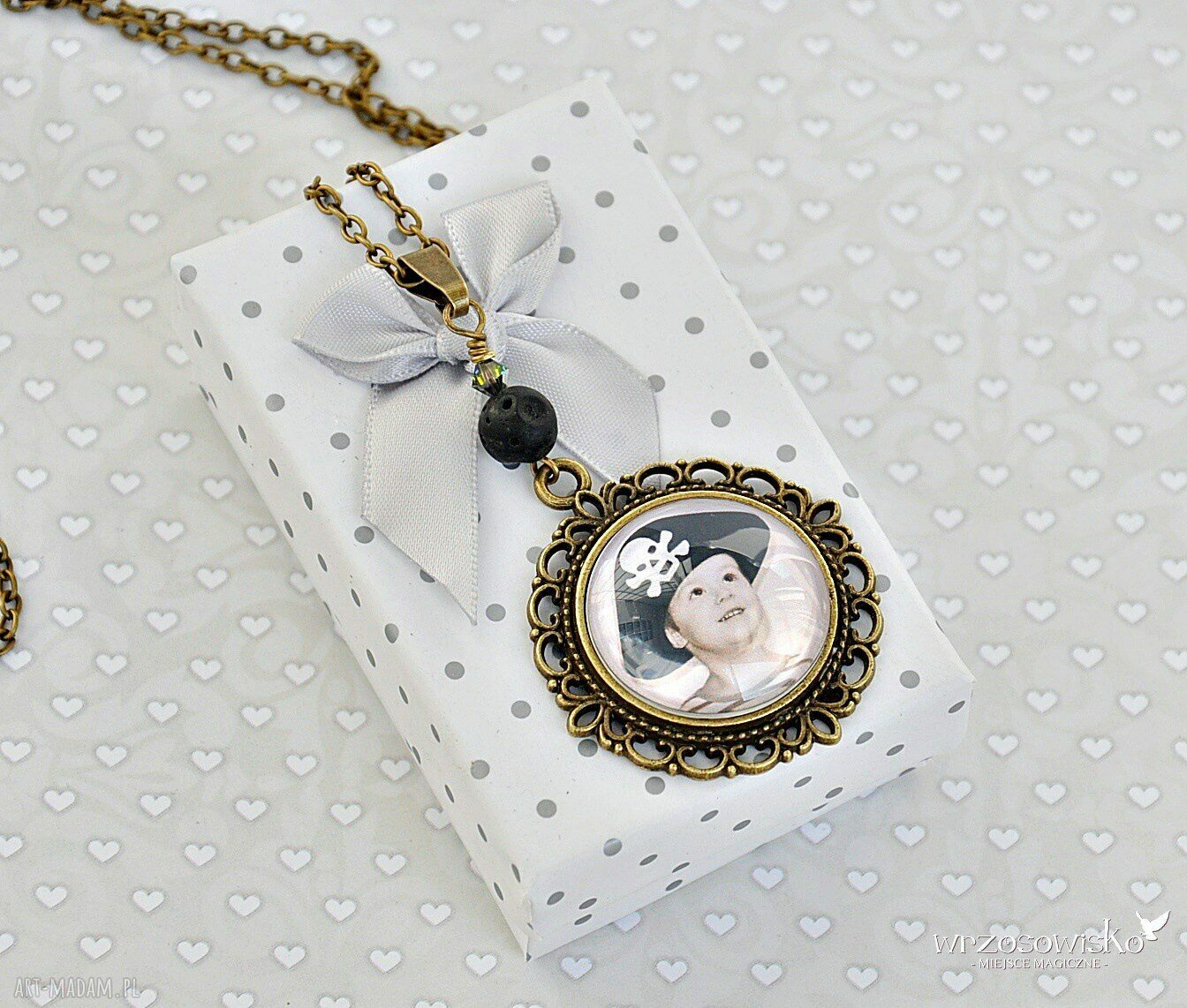 Naszyjnik z Twoim zdjęciem Handmade