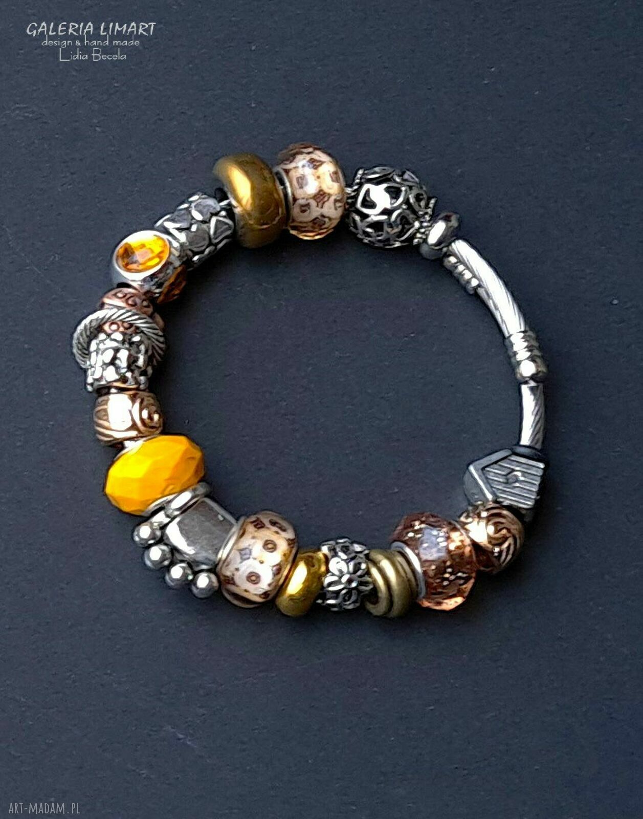 Bransoletka typu Pandora - ponadczasowy prezent handmade