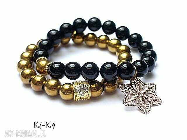 BLACK AND GOLD DUO ręcznie zrobione