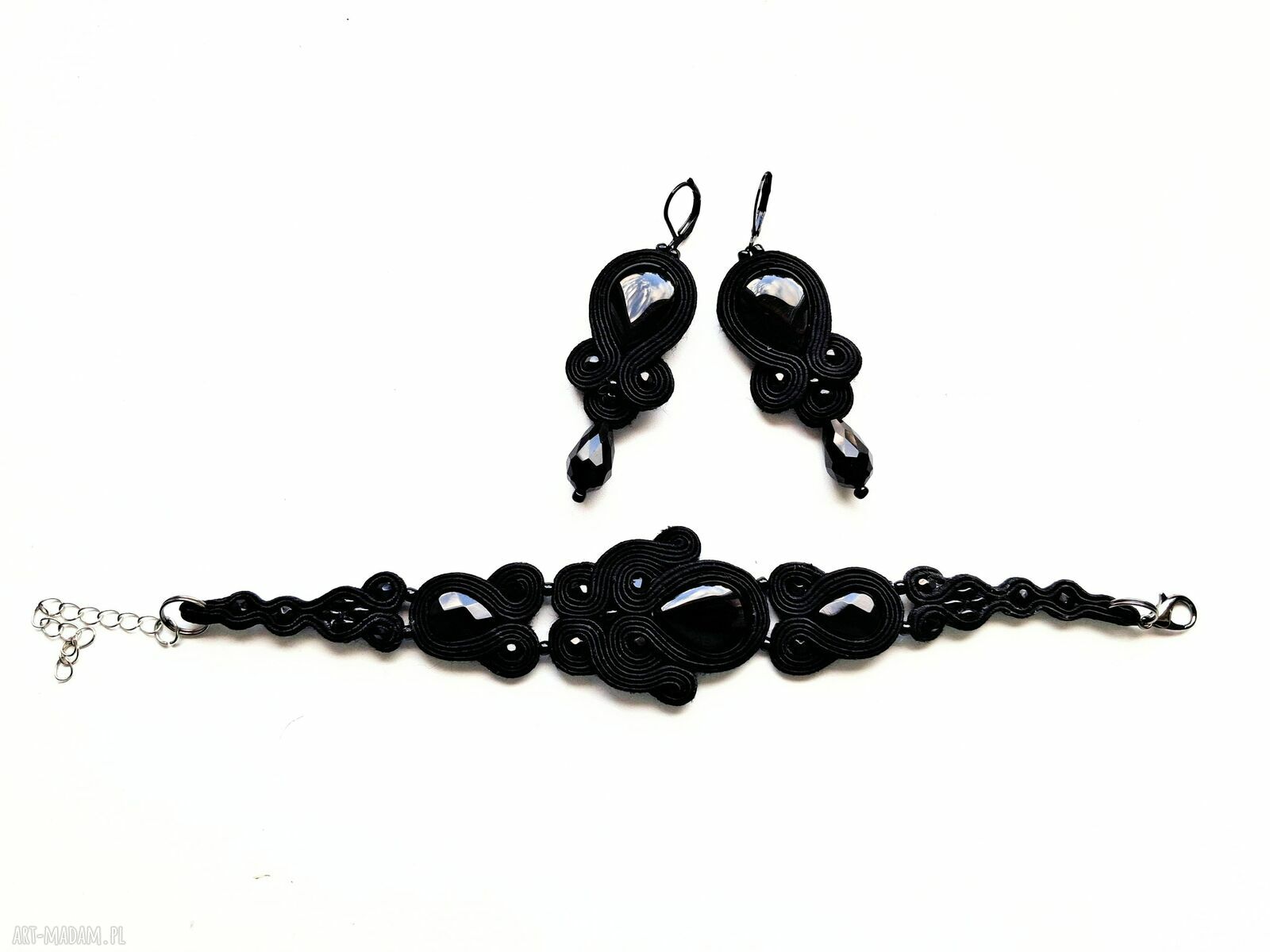 Black in Black komplet sutaszowy